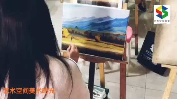 成人美术培训 提供西洋画课程 油画素描水彩彩铅画室