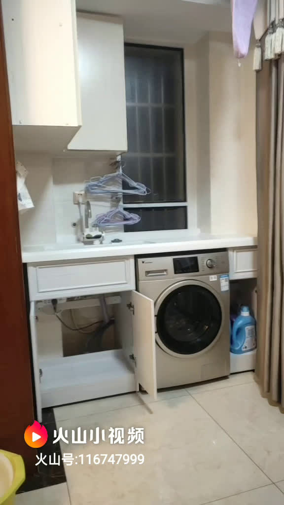 家装定制洗衣机柜 让家没有空闲的地方