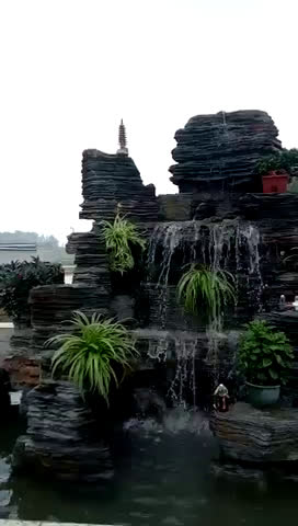 假山塑山施工，水泥假山，密室逃脫假樹魚池，園